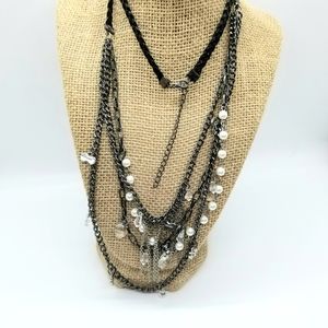 Sanrio Hello Kitty Bows Layered Necklace Vintage